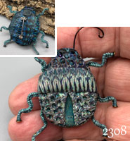 Polymer Clay Bug Pin