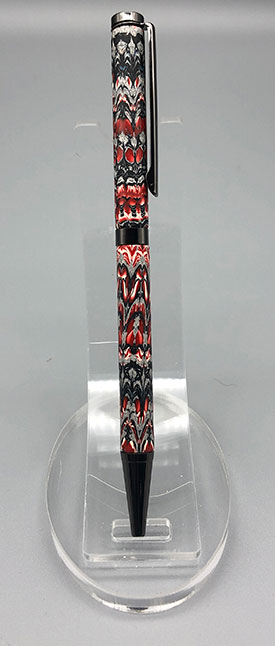 Elegant One of a Kind Polymer Clay Pen