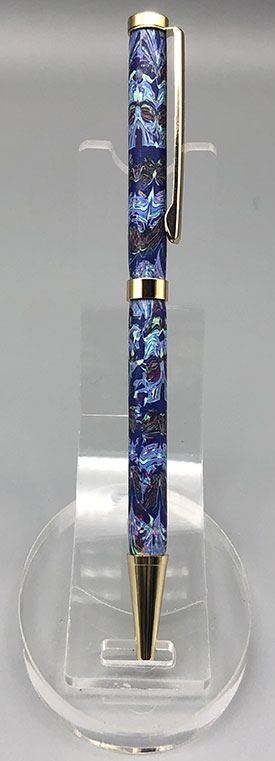 Elegant One of a Kind Polymer Clay Pen