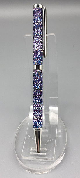 Elegant One of a Kind Polymer Clay Pen